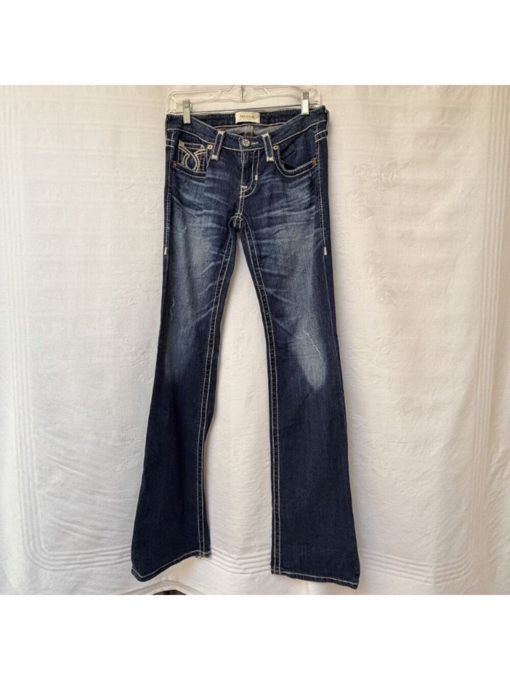 Big Star Liv Boot Jeans Women’s 26 L Dark Wash Stretch Bootcut‎ Denim Festival